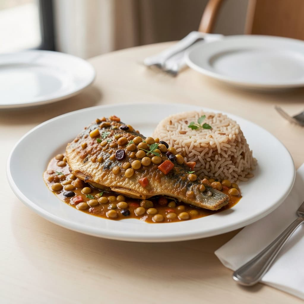 Fish Dhansak